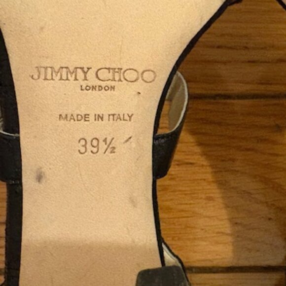 Jimmy Choo Stiletto Gladiator Sandals, Sz 39.5 - Picture 12 of 16